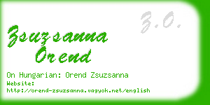 zsuzsanna orend business card